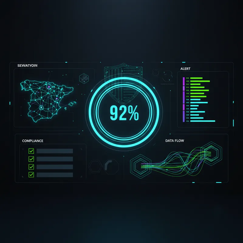 Arquitectura de seguridad para administración pública con flujos de datos protegidos